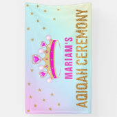 キュートリトルピンクプリンセスクラウンアキカ 横断幕 (縦)