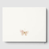 キュートリトルファームピグバタフライ子供の誕生日 ゲストブック (裏面)