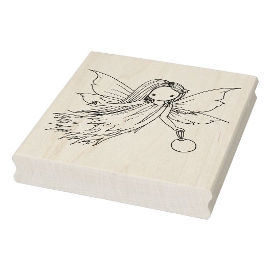 キュートリトルフェアリーイラストレーションバイモリーハリソン ラバースタンプ (スタンプ)