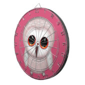 キュートリトルフクロウイラストレーション ダーツボード (正面右)