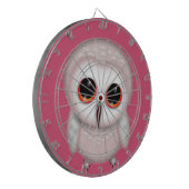 キュートリトルフクロウイラストレーション ダーツボード (正面左)