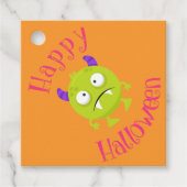 キュートリトルモンスターオレンジハローウィンパーティ フェイバータグ (正面)