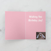 キュートリトルヤギ誕生日 カード (内部)