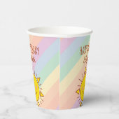 キュートリトルレインボーサンシャインハッピーバースデーパーティー 紙コップ (右)
