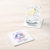 キュートリーダイ結婚したズJane Eyreポートレート スクエアペーパーコースター (インサイチュ)