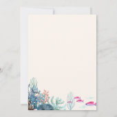 キュートルザシージョイント誕生日 招待状 (裏面)