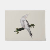 キュートルティノコクタイエルバードアイビーパーチアニマル ドアマット (正面)