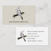 キュートルティノコクタイエルバードアイビーパーチアニマル 名刺 (正面/裏面)