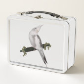 キュートルティーノコッカティエルバードアイビーパーチアニマル メタルランチボックス (正面)