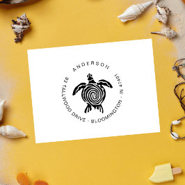 キュートルトロピモダンカルカスタム差出人住所 ラバースタンプ