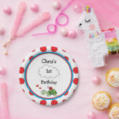 キュートルレディバグバースデーパーティー紙プレート ペーパープレート (パーティー)