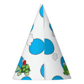 キュートルレディバグ水玉模様バースデーパーティーハット パーティーハット (裏面)