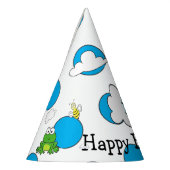 キュートルレディバグ水玉模様バースデーパーティーハット パーティーハット (左)