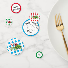 キュートルレディバグ誕生日テーブル紙吹雪 コンフェッティ