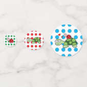 キュートルレディバグ誕生日テーブル紙吹雪 コンフェッティ (裏面)