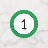 キュートルレディバグ誕生日テーブル紙吹雪 コンフェッティ (スモール正面)