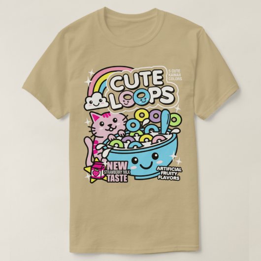 キュートループかわいいシリアル Tシャツ (デザイン正面)