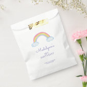 キュートレインボーアンドクラウドチャイルド誕生日 フェイバーバッグ (封をした状態)