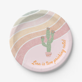 キュートレインボーカボスガールズ誕生日 ペーパープレート