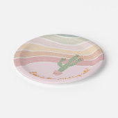 キュートレインボーカボスガールズ誕生日 ペーパープレート (アングル)