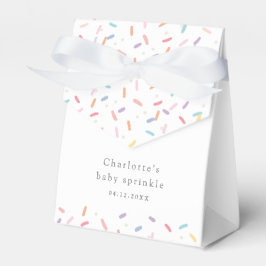 キュートレインボーフラストレンズベビー散水シャワー フェイバーボックス