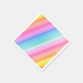 キュートレインボーブライトとカラフル誕生日 スタンダードカクテルナプキン (角)