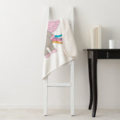 キュートレインボーユニコーンデザイン シェルパブランケット (インサイチュ)