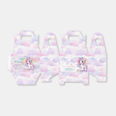 キュートレインボーユニコーンマジカル誕生日 フェイバーボックス (折り畳みなし)