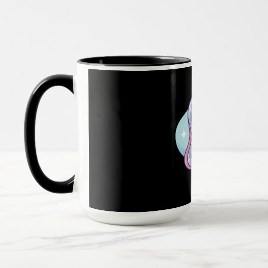 キュートレインボーユニコーン マグカップ (左)