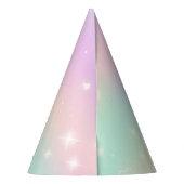 キュートレインボー誕生日 パーティーハット (裏面)