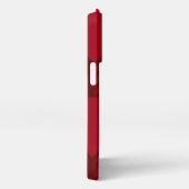 キュートレッドクリスマスツリーズホリデイ名前をカスタムする iPhoneケース (右側面)