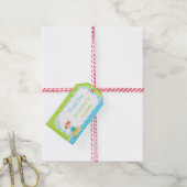 キュートレッドヘアボーイベーキング誕生日パーティー ギフトタグ (より糸付き)