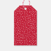 キュートレッド&ピンクハートハッピーバレンタインデー ギフトタグ (裏面)