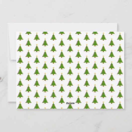 キュートレディフォークリスマス格言ホリデーカード シーズンカード (裏面)