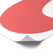 キュートレトログルーヴィーすてきホリービベスタイポグラフィホール ポスター (角)