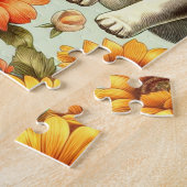 キュートレトロチワワイラストレーション ジグソーパズル (側面)