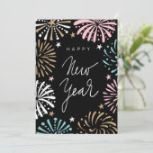 キュートレトロパステルハッピーニューイヤー シーズンカード (スタンド正面)