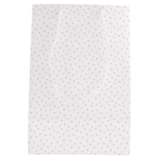 キュートレーキーン – ピンク紙吹雪子供の誕生日抱き枕 ミディアムペーパーバッグ (裏面)