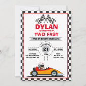 キュートレーサー誕生日招待状 招待状 (正面)