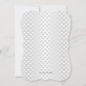 キュートレースブラリンジェリーブライダルシャワー招待状 招待状 (裏面)