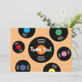 キュートロックアンドロール誕生日サンキューカード サンキューカード (スタンド正面)