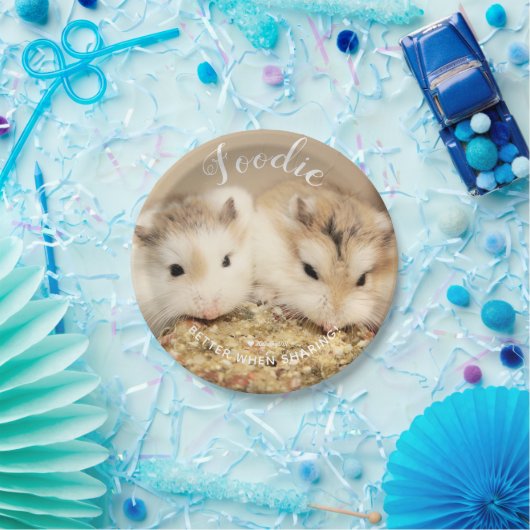 キュートロボハムスターズグルメ ペーパープレート (パーティー)