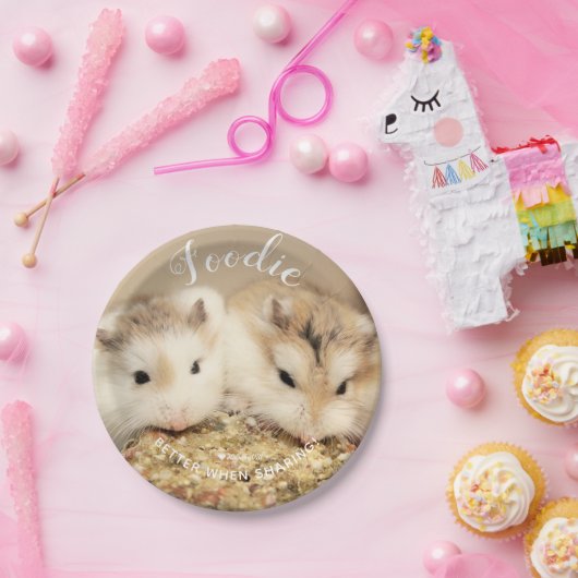 キュートロボハムスターズグルメ ペーパープレート (パーティー)