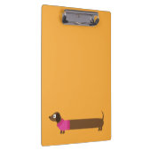 キュートロングダシュントイラストレーション クリップボード (右)