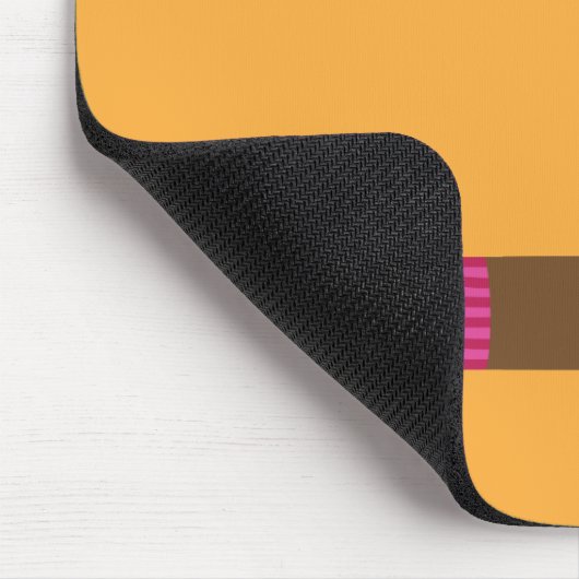 キュートロングダシュントイラストレーション マウスパッド (コーナー)