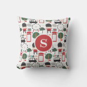 キュートロンドンテーマモノグラムダブルデッカー クッション (正面)