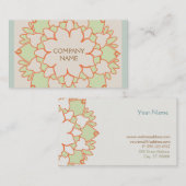 キュートロータスナチュラルホリスティック美しい 名刺 (正面/裏面)