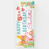 キュートロールパーティーバナー 横断幕 (縦)