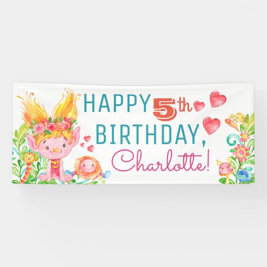 キュートロールパーティーバナー 横断幕 (横)