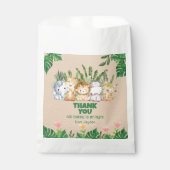 キュートワイルドワンジャングルサファリアニマル誕生日 フェイバーバッグ (正面)